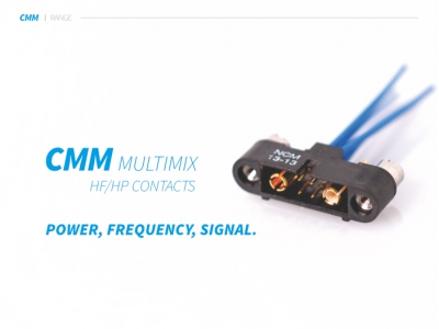CMM微型连接器- 2mm间距MIL-DTL-55302F